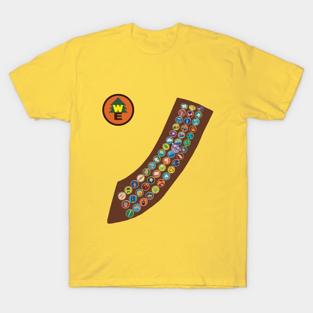 Up Badges T-Shirt by ThisIsFloriduhMan